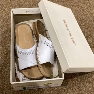 Naturalizer terrice white leather shoes